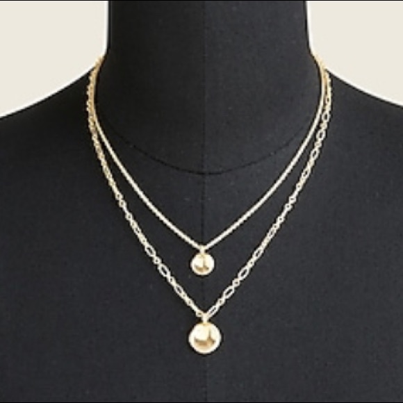 J. Crew Layered Coin Necklace - Picture 4 of 12